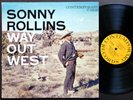 SONNY ROLLINS Way Out West LP CONTEMPORARY RECORDS C 3530 US 1959 JAZZ DG MONO
