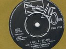 NORTHERN-BARBARA RANDOLPH-I GOT A FEELING/CANT I GET A WITNESS+1-UK TMG 1133