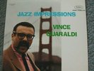 Vince Guaraldi Jazz Impressions LP red vinyl Fantasy label mono 1987