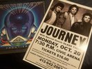 Journey,Frontiers Signed by Band Near Mint Gold Stamped Promo Vinyl, poster