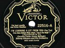 Victor #22516: Johnny Johnson O-I'm Learning A Lot From You/A Big Bouquet For E-