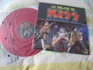 KISS LO MEJOR DE KISS BLOOD RED CLEAR VINYL RECORD ALBUM 12