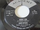 ANN BYERS RARE NORTHERN SOUL ACADEMY LABEL HERE I AM / IF YOU WANT TO KEEP YOUR