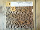 Club Français Du Disque 2 - Debussy - Cello Sonata & Quartet - ALBIN - HELFFER