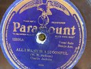 Paramount 12320 Charlie Jackson SPOONFUL/Maxwell Street Blues 78 RPM  V- 1926