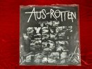 AUS ROTTEN THE SYSTEM WORKS FOR THEM LP Blue Vinyl TRIBAL WAR RECORDS Zine Flexi