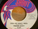 Freddie Scott -(You) Got What I Need- Funk Breaks 45 on Shout - Hear