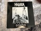 NAUSEA -extinction RARE 1ST PRESS U.K. LP 1990 MEANTIME RECORDS gism