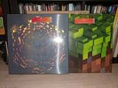 MINECRAFT C418 Alpha & Beta - Fire Red Splatter,  Green Color Vinyl New & SEALED