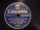 JAZZ BERNIE CUMMINS Alice From Dallas / CLYDE MCCOY Business COLUMBIA 2874 EE+