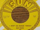 JEAN CHAPEL   I WON'T BE ROCKIN' TONIGHT b/w WELCOME TO THE CLUB   USA SUN 7