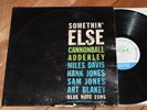 Cannonball Adderley Miles Davis Somethin Else 1st W63 DG No R Blue Note lp