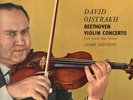 DAVID OISTRAKH BEETHOVEN - VIOLIN CONCERTO LP VINYL 3 track mono pressing blue/s