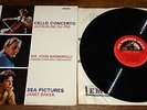 JACQUELINE DU PRE BARBIROLLI ELGAR  NIPPER SEMI CRCLE STEREO ED1 HMV ASD 655 LP