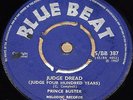 PRINCE BUSTER JUDGE DREAD b/w FITZROY CAMPBELL RUDE GIRL   UK BLUE BEAT SKA 7