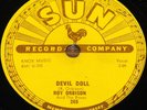 ROY ORBISON   DEVIL DOLL b/w SWEET AND EASY TO LOVE   USA SUN 78 RPM E EX GRADE