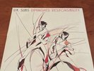 U.K. SUBS - Diminished Responsibility - 1981 UK 1st Press Red Vinyl NM Cover EX