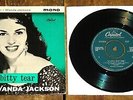 WANDA JACKSON   A LITTLE BITTY TEAR   UK 4-TRACK ROUND CENTRE CAPITOL 7
