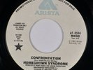 HOMEGROWN SYNDROME: Confrontation US Arista Modern Soul Monster Promo 45 NM-