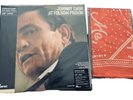 JOHNNY CASH At Folsom Prison - Vinyl Me Please - VMP Tan/Black Swirl/Bandana