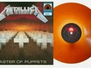 Metallica  Master of Puppets Vinyl LP Orange / Red Battery Brick  New Walmart