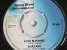 SHAKANE  - 7'' SINGLE - LOVE MACHINE/MR JACKSON - YOUNGBLOOD - YB1004 1972  RARE