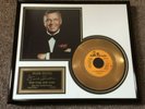 FRANK SINATRA 24kt. Gold Plated Framed Single Record 