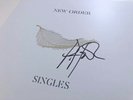 New Order SINGLES 4x LP vinyl box set SIGNED by Peter Hook Joy Division Rhino