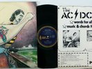 AC DC Dirty Deeds Vinyl LP Australian Albert 1976 Blue Roo 1st Press*  w/ Flyer