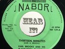 IN Death Row Lonesome Country Rite 45 EARL BROOKS Thirteen Minutes NABOR Starday