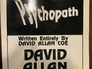VG+ novel by David Allan Coe VERY RARE book: Psychopath - self published