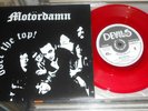 MOTORDAMN    MOTORHEAD / THE DAMNED    Over The Top RARE 7” RED VINYL