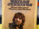 WAYLON JENNINGS most wanted nashville rebel DOUBLE LP EX+/EX, CL 43169, vinyl,