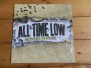 ALL TIME LOW ..NOTHING PERSONAL.. BLUE& RED SPLATTER ON CLEAR   VINYL