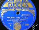 Early ROY FOX (Rare) One More Time / 10 Cents a Dance (E- very light scratches)