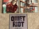 (3) QUIET RIOT 80'S GOLD STAMP PROMO NEAR MINT LP'S- METAL HEALTH, CRITICAL, QR3