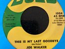NORTHERN SOUL Joe Walker 'this is my last goodbye' US