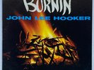 JOHN LEE HOOKER 1962 1st Press BURNIN' LP Vee Jay Oval Logo DEEP GROOVE N.Mint