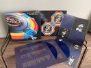 ELO Out Of The Blue 2 x Blue vinyl LP CutOut & Poster Inners JETDP 400 1977