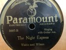 WILMER WATTS AND WILSON PARAMOUNT 3007 COUNTRY 78 RPM V *HEAR*
