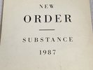 THE NEW ORDER SUBSTANCE 1987 ALBUM VINYL RECORD ALBUM EMBOSSED COVER & INNERS