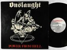 Onslaught - Power From Hell LP - Combat  VG+