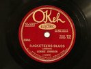 BLUES LONNIE JOHNSON Racketeers Blues / I'm Nuts About That Gal OKEH 8946 EE+