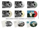 LANA DEL REY SIGNED LITHO & CHEMTRAILS 9 COLOURED VINYL BUNDLE. NEW.
