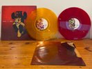 Fall Out Boy Folie à Deux Coloured Double LP Vinyl With Poster Red and Orange 