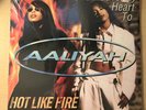 NM RARE ?? AALIYAH - THE ONE I GAVE MY HEART TO / HOT LIKE FIRE 12