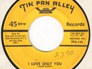 R&B Doo Wop THE MELLOHARPS I Love Only You / Got Money TIN PAN ALLEY Rare 45 VG