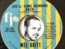 NORTHERN SOUL WIGAN DETROIT MUSIC RECORDS SHE’LL COME RUNNING BACK MEL BRITT