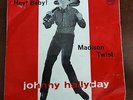 Johnny Hallyday ‎– Hey  Baby  / Madison Twist 1962 italian issue 45 Giri VG