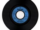 45T Johnny Hallyday - Tirage juke box - 6042 160 - Derrière l'amour
